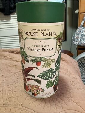 NWOT Cavallini Papers and Co House Plants 1000 Piece Puzzle